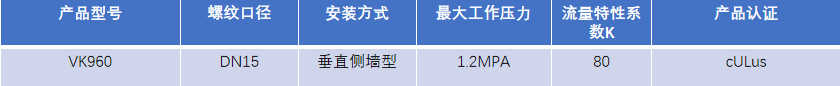 FM認(rèn)證viking 威景垂直側(cè)墻型噴頭VK960