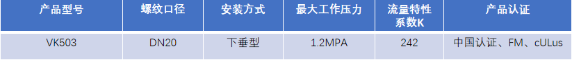 FM認(rèn)證viking 威景下垂型噴頭VK503