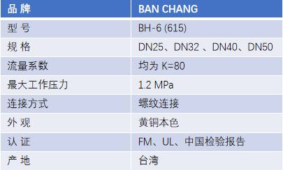 FM認(rèn)證viking 威景BH-6 (615)型末端測試閥DN50