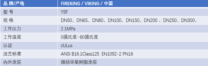 FM認(rèn)證viking 威景YSF型過(guò)濾器DN65